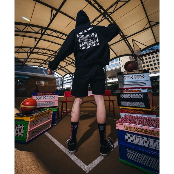 ロイヤルフラッシュ（ROYAL FLASH）/SAINT MICHAEL／セントマイケル／HOODIE／I LOVE SAINT／BLACK