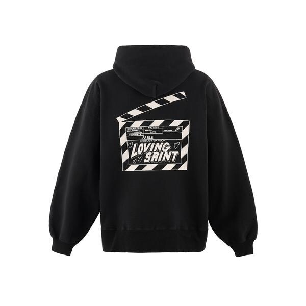 ロイヤルフラッシュ（ROYAL FLASH）/SAINT MICHAEL／セントマイケル／HOODIE／I LOVE SAINT／BLACK