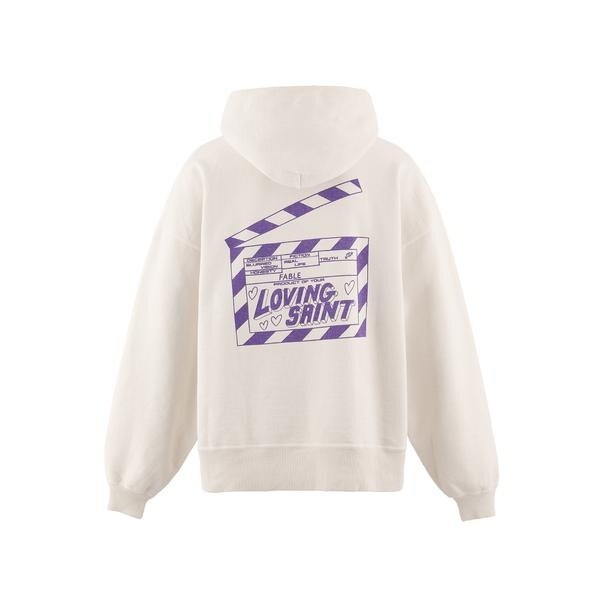 ロイヤルフラッシュ（ROYAL FLASH）/SAINT MICHAEL／セントマイケル／HOODIE／I LOVE SAINT／WHITE