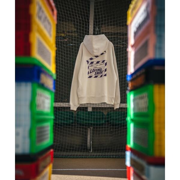 ロイヤルフラッシュ（ROYAL FLASH）/SAINT MICHAEL／セントマイケル／HOODIE／I LOVE SAINT／WHITE