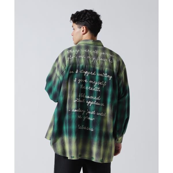 ロイヤルフラッシュ（ROYAL FLASH）/Valabasas ／バラバサス／GREEN CHECH SHIRT