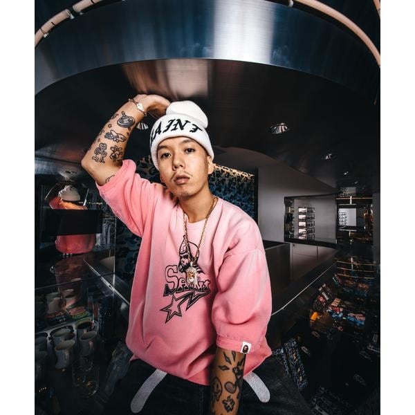 ロイヤルフラッシュ（ROYAL FLASH）/SAINT MICHAEL／セントマイケル／BAPE_SS CRW N SWT／SNT STAR