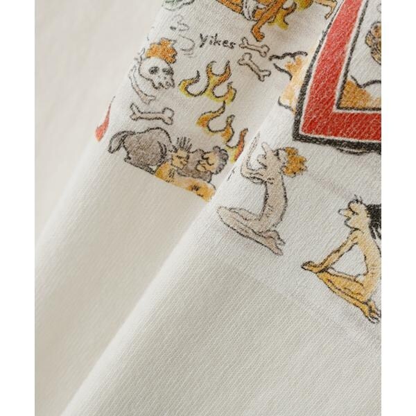 ロイヤルフラッシュ（ROYAL FLASH）/SAINT MICHAEL／セントマイケル／SS T−SHIRT／SAINT WET／WHITE_4