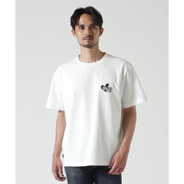 ロイヤルフラッシュ（ROYAL FLASH）/SY32 by SWEET YEARS／HEART MIX LOGO TEE