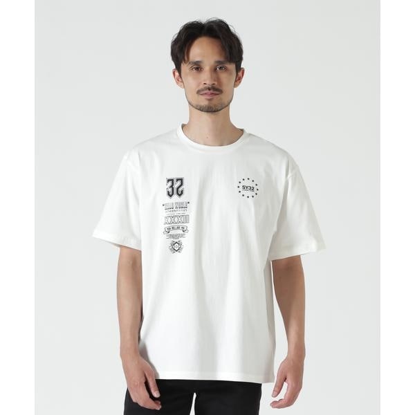 ロイヤルフラッシュ（ROYAL FLASH）/SY32 by SWEET YEARS ／MULTI LOGO TEE