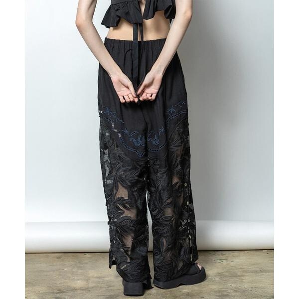 ロイヤルフラッシュ（ROYAL FLASH）/AULA AILA／アウラアイラ／CUTWORK EMBROIDERED PANTS_4