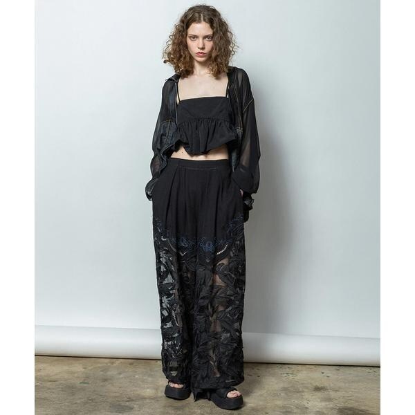 ロイヤルフラッシュ（ROYAL FLASH）/AULA AILA／アウラアイラ／CUTWORK EMBROIDERED PANTS_5