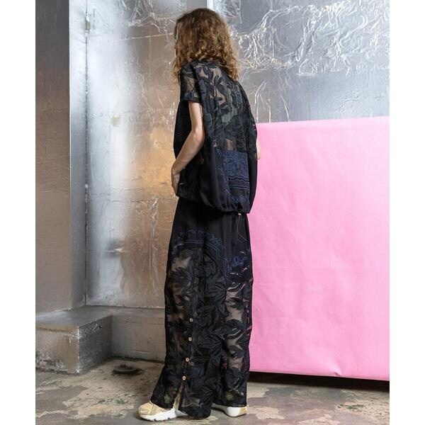 ロイヤルフラッシュ（ROYAL FLASH）/AULA AILA／アウラアイラ／CUTWORK EMBROIDERED PANTS_8