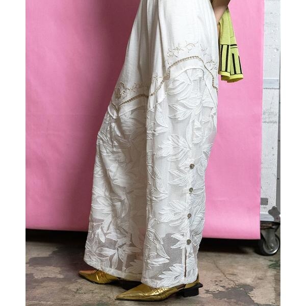 ロイヤルフラッシュ（ROYAL FLASH）/AULA AILA／アウラアイラ／CUTWORK EMBROIDERED PANTS_15
