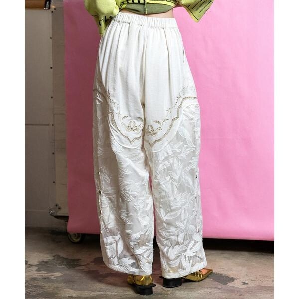 ロイヤルフラッシュ（ROYAL FLASH）/AULA AILA／アウラアイラ／CUTWORK EMBROIDERED PANTS_16
