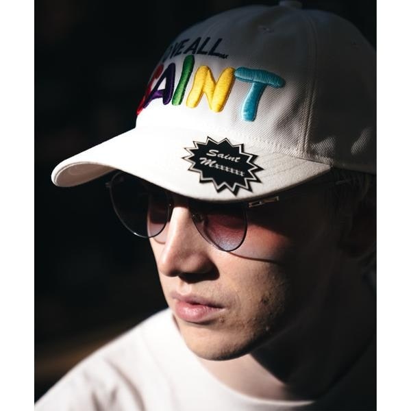【NEW】ロイヤルフラッシュ（ROYAL FLASH）/SAINT MICHAEL／セントマイケル／CAP／LOVE ALL／WHITE