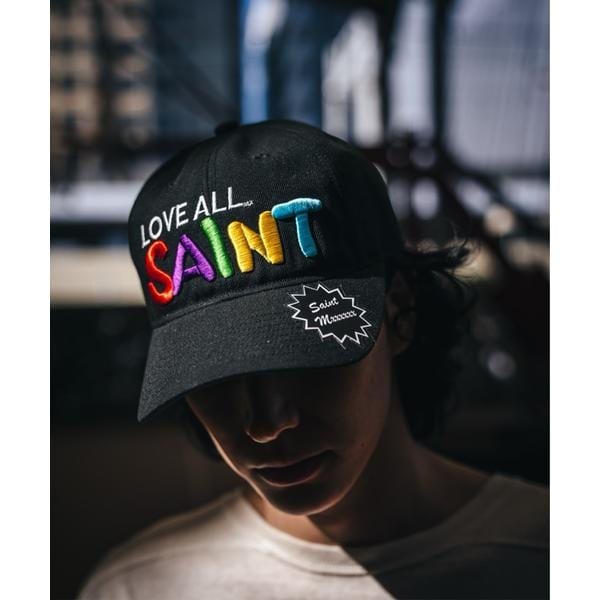 【NEW】ロイヤルフラッシュ（ROYAL FLASH）/SAINT MICHAEL／セントマイケル／CAP／LOVE ALL／BLACK