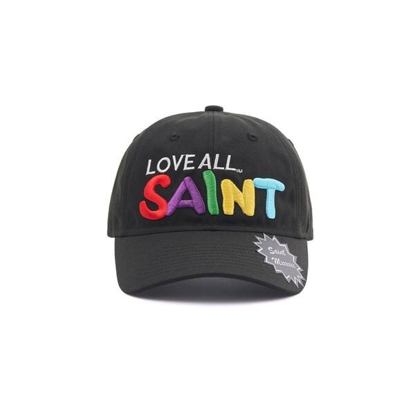【NEW】ロイヤルフラッシュ（ROYAL FLASH）/SAINT MICHAEL／セントマイケル／CAP／LOVE ALL／BLACK_1