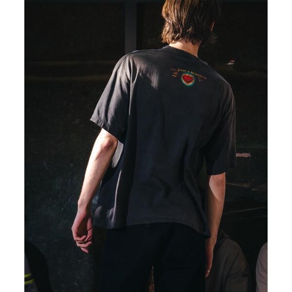 【NEW】ロイヤルフラッシュ（ROYAL FLASH）/SAINT MICHAEL／セントマイケル／SS T−SHIRT／HEART／BLACK_3