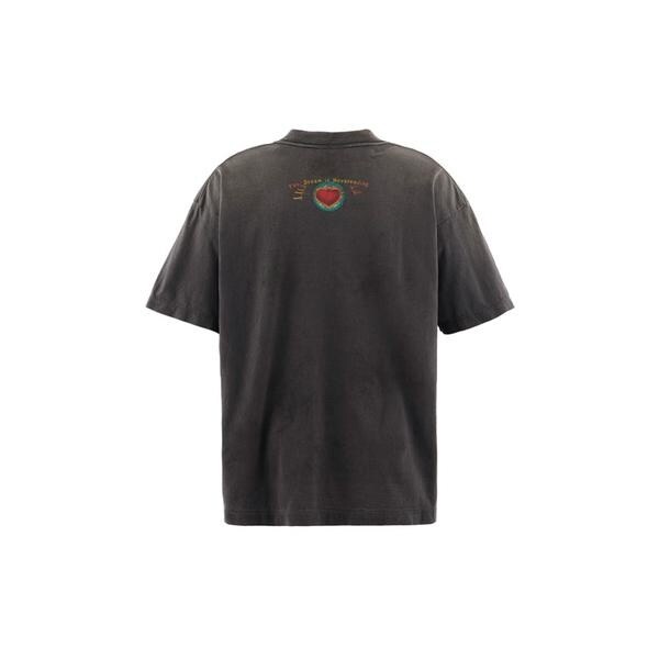 【NEW】ロイヤルフラッシュ（ROYAL FLASH）/SAINT MICHAEL／セントマイケル／SS T−SHIRT／HEART／BLACK_5