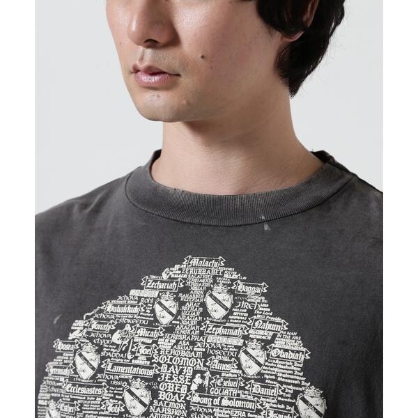 ロイヤルフラッシュ（ROYAL FLASH）/SAINT MICHAEL／セントマイケル／SS T−SHIRT／TREE／BLACK_6