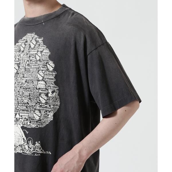 ロイヤルフラッシュ（ROYAL FLASH）/SAINT MICHAEL／セントマイケル／SS T−SHIRT／TREE／BLACK_7