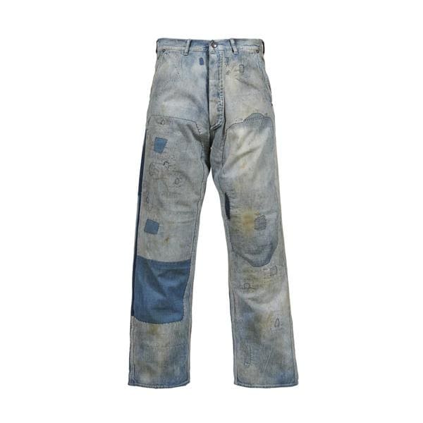 【NEW】ロイヤルフラッシュ（ROYAL FLASH）/SAINT MICHAEL／セントマイケル／PAINTER PANTS／DAMAGE／BLUE