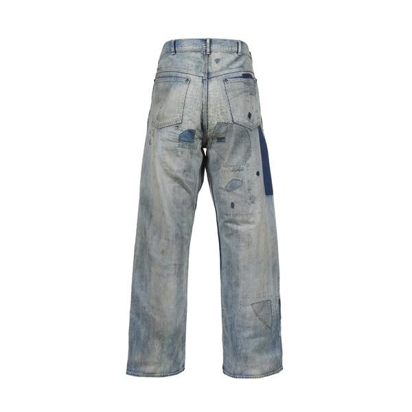 【NEW】ロイヤルフラッシュ（ROYAL FLASH）/SAINT MICHAEL／セントマイケル／PAINTER PANTS／DAMAGE／BLUE_1