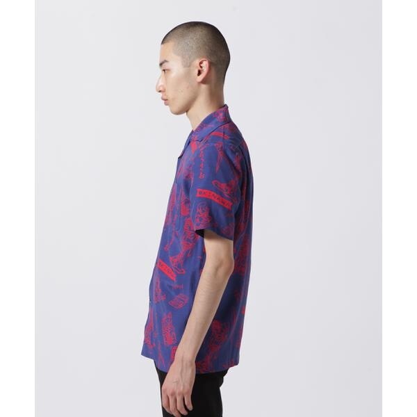 ガーデン（GARDEN）/Aloha Blossom／アロハブロッサム／Minsa Argyle Aloha Shirts_2