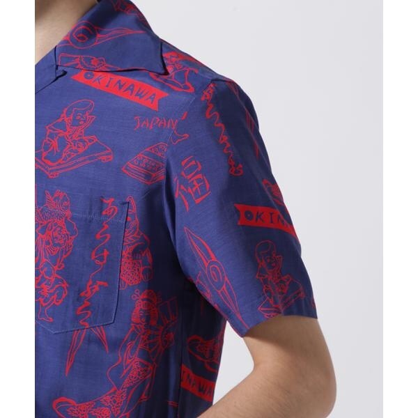 ガーデン（GARDEN）/Aloha Blossom／アロハブロッサム／Minsa Argyle Aloha Shirts_5