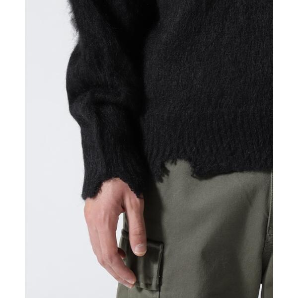 ガーデン（GARDEN）/Toironier／トワロニエ／mohair v neck knit