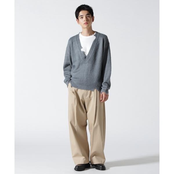 ガーデン（GARDEN）/Toironier／トワロニエ／mohair v neck knit