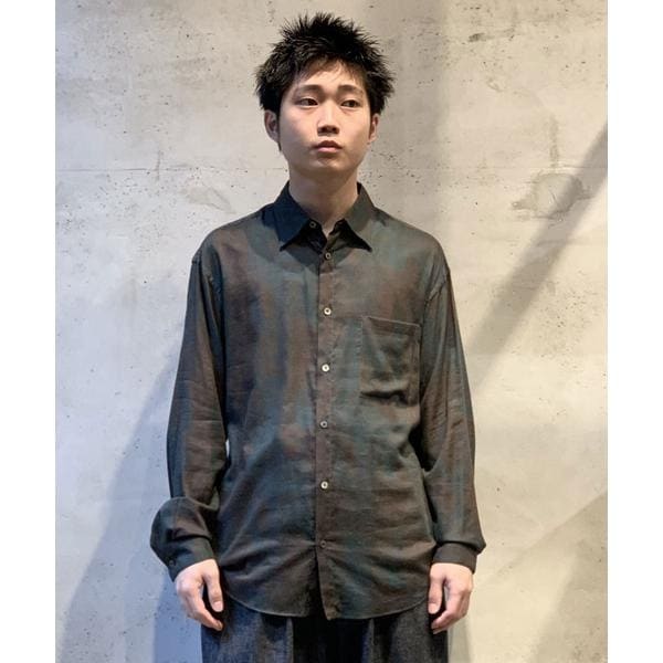 ガーデン（GARDEN）/YOKE／ヨーク／Patterned Regular Collar Shirt