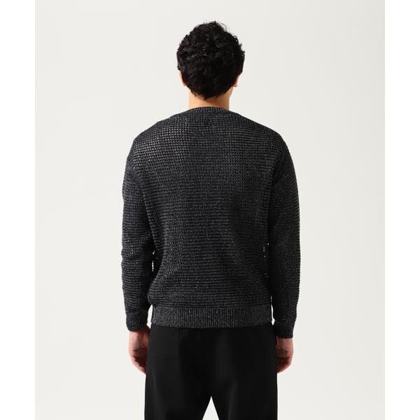 ガーデン（GARDEN）/YOKE／ヨーク／MESH KNITTED CREWNECK SWEATER_5