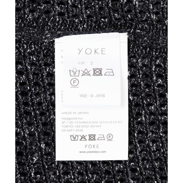 ガーデン（GARDEN）/YOKE／ヨーク／MESH KNITTED CREWNECK SWEATER_12