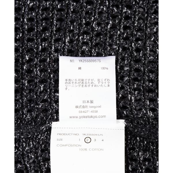 ガーデン（GARDEN）/YOKE／ヨーク／MESH KNITTED CREWNECK SWEATER_13