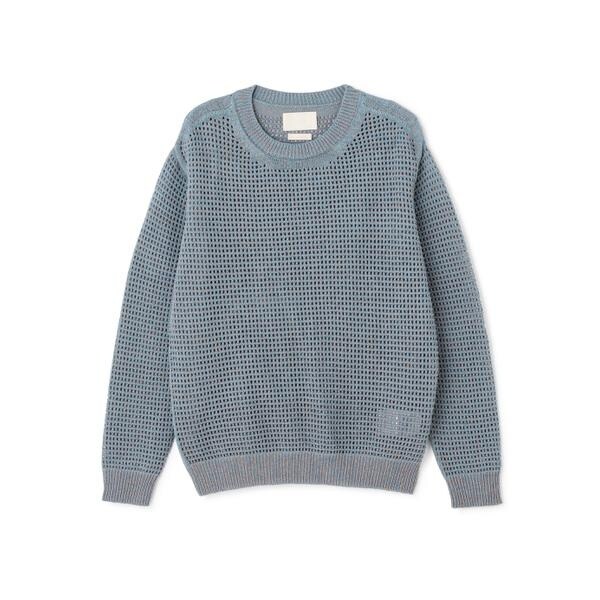 ガーデン（GARDEN）/YOKE／ヨーク／MESH KNITTED CREWNECK SWEATER_18