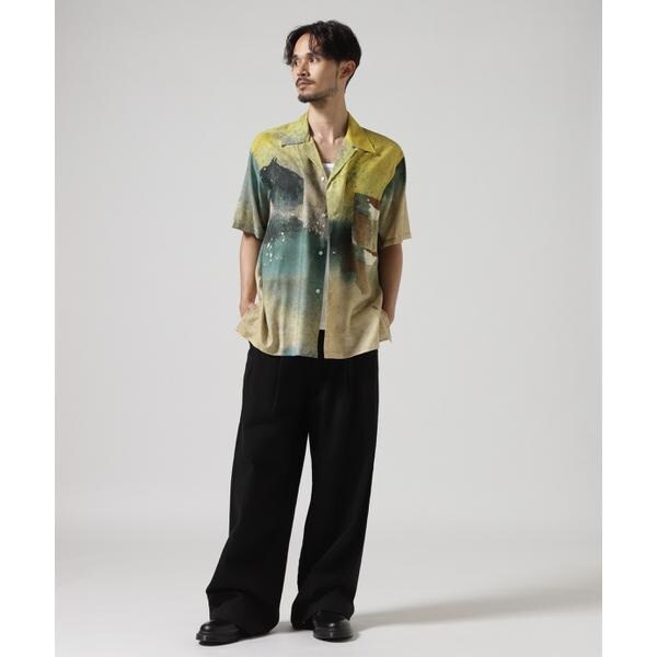 ガーデン（GARDEN）/YOKE／ヨーク／LANDSCAPE OPEN COLLER SHIRT_2