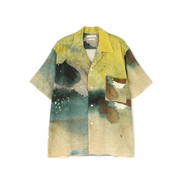 ガーデン（GARDEN）/YOKE／ヨーク／LANDSCAPE OPEN COLLER SHIRT_3