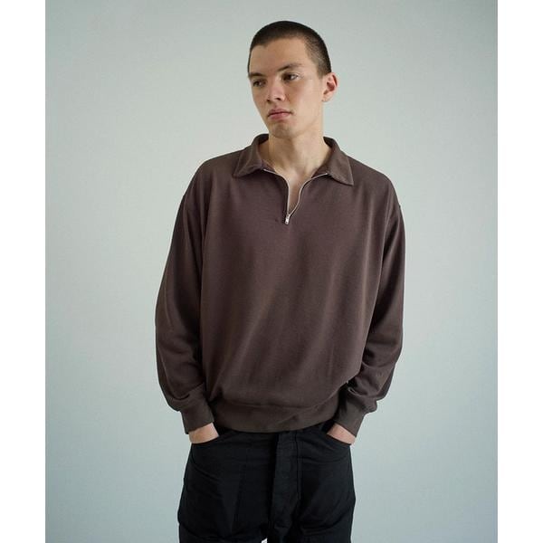 こめ ガーデン（GARDEN）/FOUNDOUR／ファウンダ／HALF ZIP LONG SLEEVE SHIRT