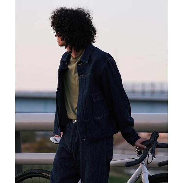 ガーデン（GARDEN）/FOUNDOUR／ファウンダ／LOOSELY WOVEN DENIM BLOUSON_1