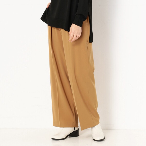 コムサ/ストレッチ　ワイドパンツ