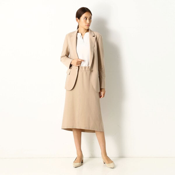 【NEW】コムサ/【セットアップ対応】ナイロンリッチフレックスムーブ裏起毛　ジャケット_3