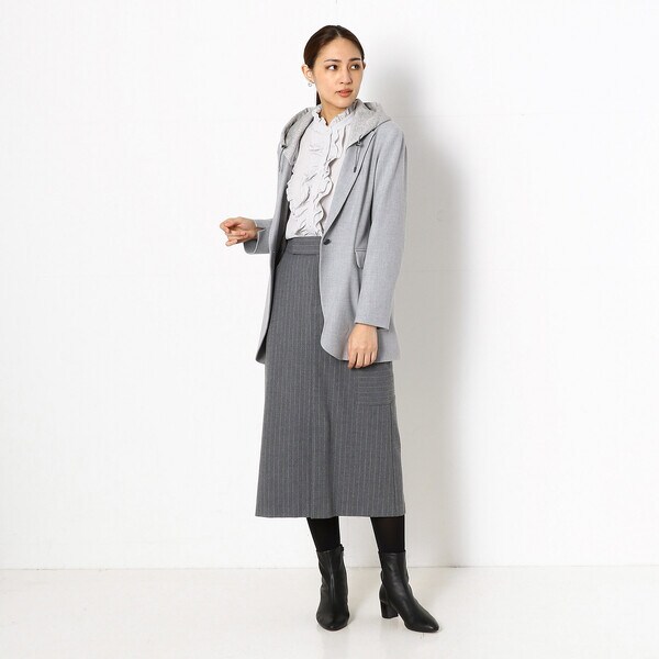 NEW】コムサ/ノルディックシフォンシャビー フリルブラウスの通販はau