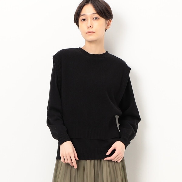 コムサ/〔 TALLサイズ 〕 【ツインニット】ケーブルニット プルオーバー 13,340円