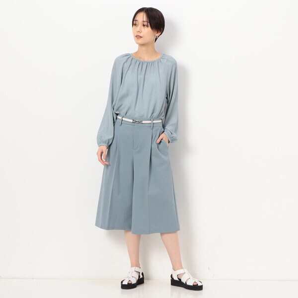 コムサ（COMME CA）/〔 TALLサイズ 〕 梨地ドットプリント ブラウス コムサ（COMME CA）/〔 TALLサイズ 〕 梨地ドットプリント ブラウスの