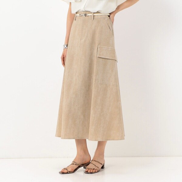 コムサ/ツイル柄ハイテンション スカートの通販は