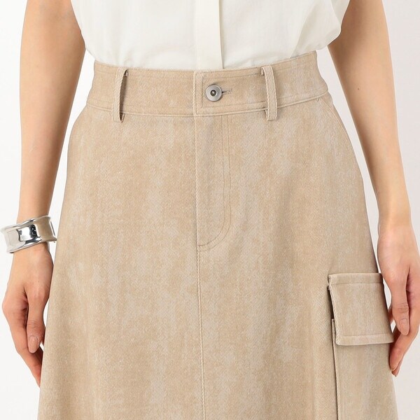 コムサ/ツイル柄ハイテンション スカートの通販は