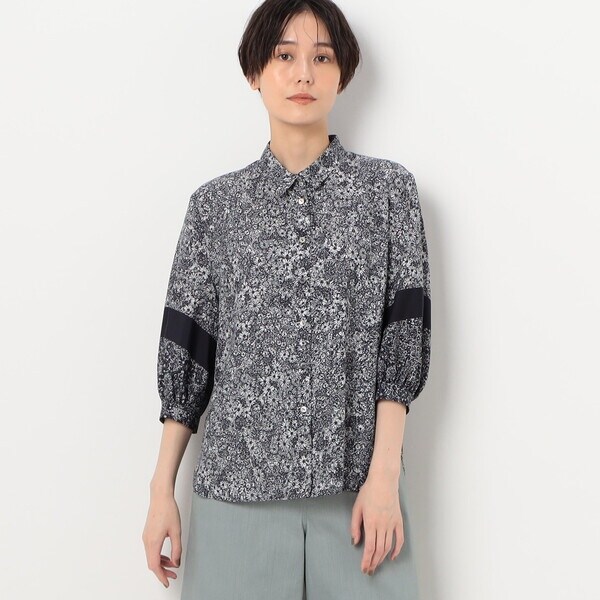 コムサ（COMME CA）/〔 TALLサイズ 〕 マーガレットフラワープリント シャツ_4