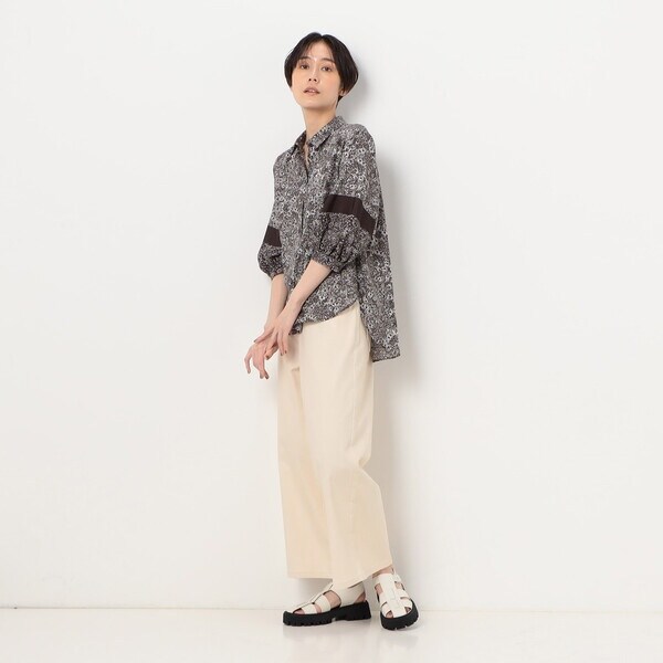 コムサ（COMME CA）/〔 TALLサイズ 〕 マーガレットフラワープリント シャツ_5