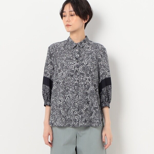 コムサ（COMME CA）/〔 TALLサイズ 〕 マーガレットフラワープリント シャツ_7