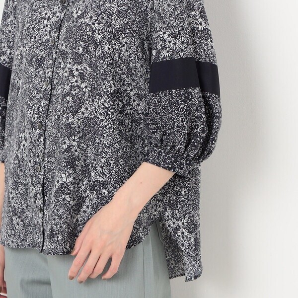 コムサ（COMME CA）/〔 TALLサイズ 〕 マーガレットフラワープリント シャツ コムサ（COMME CA）/〔 TALLサイズ 〕 マーガレットフラワープリント