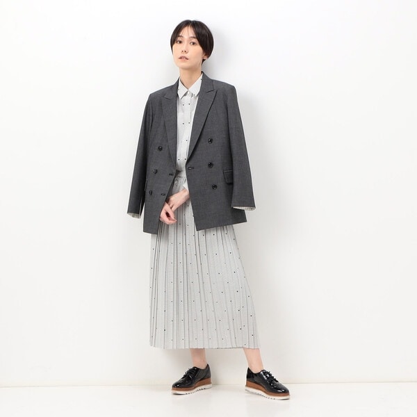 コムサ（COMME CA）/【セットアップ対応】ピンヘッド２ＷＡＹストレッチ ダブルジャケット_2