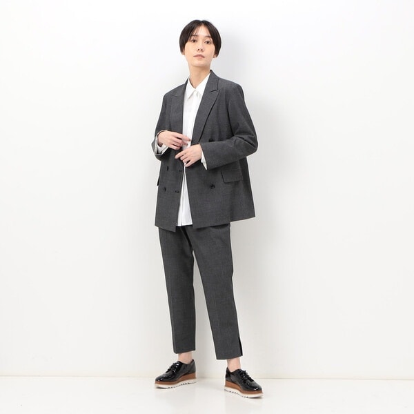コムサ（COMME CA）/【セットアップ対応】ピンヘッド２ＷＡＹストレッチ ダブルジャケット_3