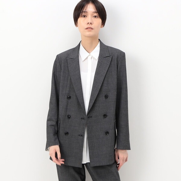 コムサ（COMME CA）/【セットアップ対応】ピンヘッド２ＷＡＹストレッチ ダブルジャケット_5